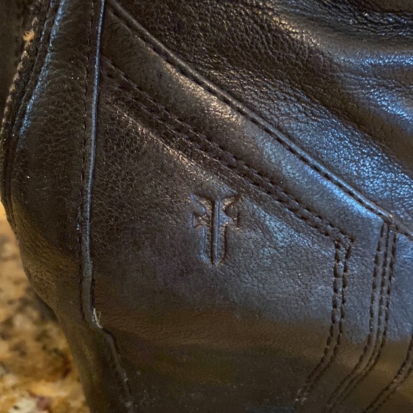 Frye black wedge ankle boots - Picture 2 of 8